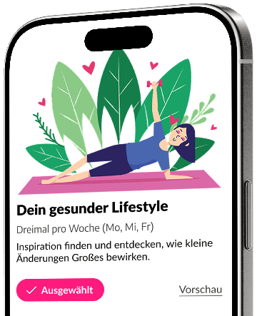 Handy-Screenshot des Newsletters
